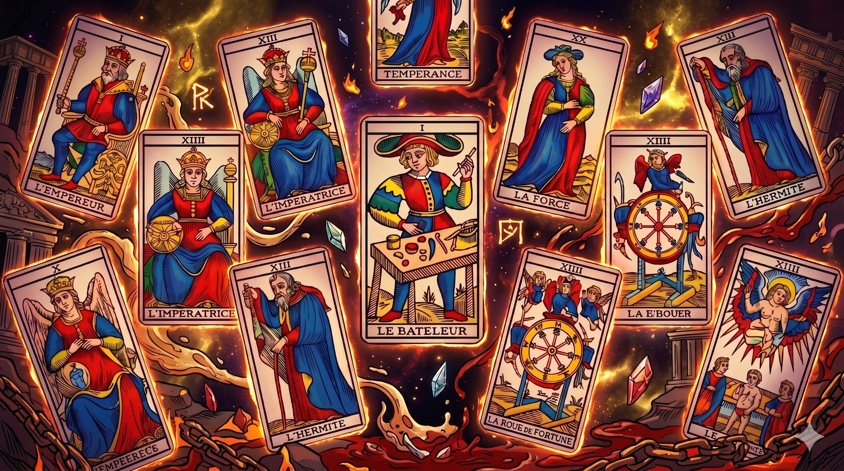 Présentation et Signification des Cartes du Tarot de Marseille
